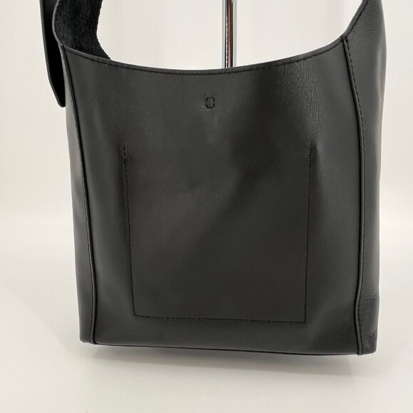 Rag & Bone Belize Small Shopper Black Leather Shoulder Bag Adjustable Strap - Picture 4 of 16
